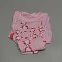 HYCLES Christmas Pajamas for Kids Girls Holiday Long Sleeve Sleepwear Santa Cotton Pajamas Sets for 2-12T Boys/Toddler Pjs (5T)