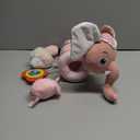 Musical Owl Rattle Sheep Pink Elephant Car Seat Toys for Babies 0-6 Months, Hanging Stroller Toys for Baby Girls 3-6 Month, Newborn Girl Infants Baby Birthday Gift Toy 0-12 Months