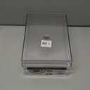 Oggi Clear Stackable Storage Bin with Lid - Ideal for Kitchen, Pantry, Cabinet, Bathroom, Bedroom, Kids, Refrigerator, Freezer. With Handles - Organize Jars, Packets, Snacks, Pasta - 12x8x4