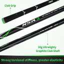 PGM NSR III Golf Irons Set 5-SW, 50g Graphite Shaft, Right-Handed, R Flex | 7-piece golf clubs 5 6 7 8 9 PW SW with low-CG undercut cavity, thin high-rebound face, Black, Regular