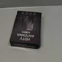 2026 TV Antenna for Digital TV Indoor, Long Range Smart Antenna for Local Channels, Support 4k 1080p with Amplifier Signal Booster for HDTV (Black)