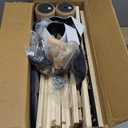 5-in-1 Cat Wall Shelves Set with Hammock, Wall-Mounted Cat Furniture Includes Condo, Bridge, Ladder & Steps for Indoor Cats, Safe & Stable (Gray) (Grey)