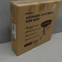 Daoeny Heated Bird Bath for Deck Railing, Upgraded 100W Heated Bird Baths for Outdoors Thermostat Control, Heated Bird Bath for Outside Winter Garden Yard Patio Decor (Green)