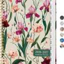 2 x ZOTIA Planner 2026-2027, Jul 2026-Jun 2027 Weekly & Monthly Calendar | Cute Planner Spiral Bound Planning Tool with Tabs and Pocket, Fit for Students & Teacher, 6.3" x 8.5", Iris Peony