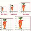 2 x 3Pcs Karate? Carrot-E Sticker Gifts Cute Carrot Sticker Carrote Vegetable Veggie Lovers Gift Funny Karate Waterproof Stickers Carrot Vinyl Decal for Laptop Water Bottle Toolbox Phone Case Cars 3"