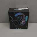 Gaming Headset for PC, Ps5, Switch, Mobile, Gaming Headphones for Nintendo with Noise Canceling Mic, Deep Bass Stereo Sound (Black Blue)