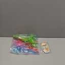 Valentines Day Cards for Kids 32 Pack - 32 Colorful Valentine Gift Cards + 32 Lovely Loops Reusable Drinking Straws for Classroom Exchange Prizes, Valentine Party Favors