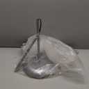 Globe Electric 67134 72" Torchiere Floor Lamp and Adjustable Reading Light, Silver, Frosted Shade, Dual Rotary Switch, 3-Step Dimming, Modern Lighting for Living Room or Office, Timeless