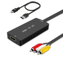 LVY HDMI to RCA Converter, Composite Video Audio Converter Adapter, HDMI to AV Adapter, Supports PAL/NTSC for Fire Stick and Roku, Blu-Ray, DVD Player