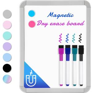 VUSIGN Small Dry Erase Whiteboard, 8.5 x 11 Inches White Board for Kids, Students, Fridge, Locker, Mini Dry Erase Board