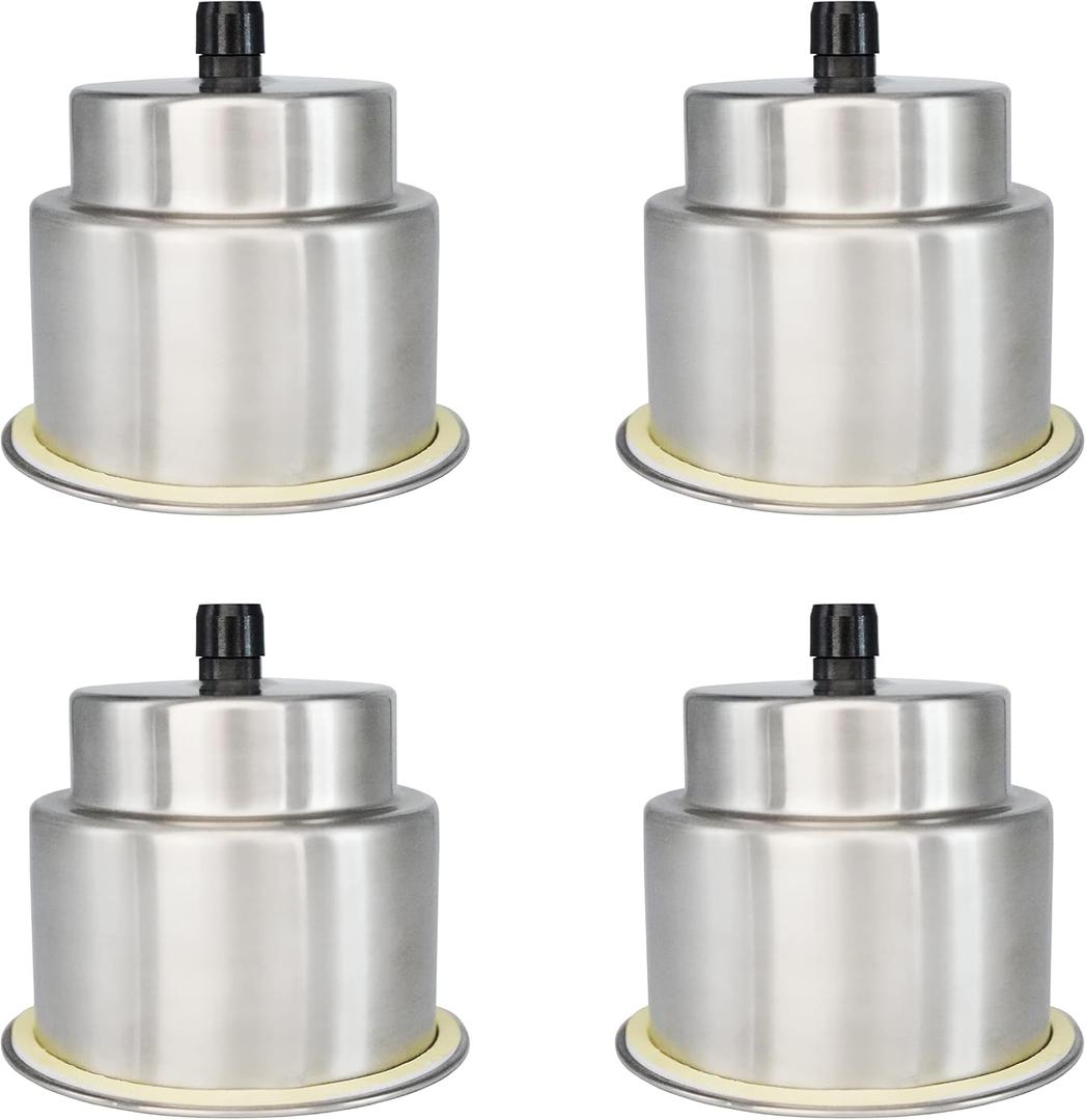 DNB Stainless Steel Cup Holder - Insert Drink Holders with Drain Marine Boat Accessories