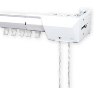 Rod Desyne AMN-3111-301 Heavy Duty Center Open Traverse Rod, 30-48 inch, White