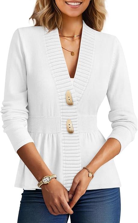 COCCKO Women Cardigan Sweaters 2025 Fall, Size M