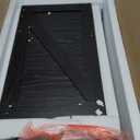 Floating TV Stand with Doors, 63'' Farmhouse Floating TV Shelf for TVs up to 80 Inch, 2 Tier Wall Mounted TV Stand, Floating Entertainment Center, TV Floating Cabinet for Living Room, Bedroom, Black