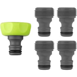 Flexzilla Garden Hose Quick-Connect Fittings, 5-Piece Plug Kit