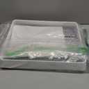 PODOO Rabbit Litter Box  Training Potty Tray for Guinea Pig & Small Pets  Spacious Grid Pan with Low Entrance, Easy-Clean & Odor-ResistantHelps Keep a Clean Cage and Reduce Mess (Medium)