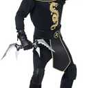 California Costumes mens Elite Assassin (Black, S)