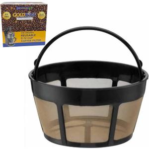 GOLDTONE Brand Reusable 8-12 Cup Basket Coffee Filter fits Cuisinart Coffee Makers and Brewers. Replaces your GTF-B Cuisinart Reusable Basket Coffee Filter - BPA Free (1)