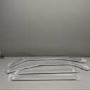 Nilight in Channel Rain Guards for Chevy Silverado/Sierra 2500HD/3500HD 2020 2021 2022 2023 2024 2025 Crew Cab Original Window Deflectors, Vent Window Visors-4PCS