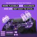 eXtremeRate Light Version Whole Clicky Kit V2 for PS5 Controller BDM-040 050 060 Shoulder Face Buttons, Micro Switch L2R2 Clicky Hair Trigger Kit Tactile L1R1 Face Buttons Mouse Click for PS5 Control