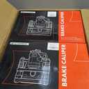 A-Premium Disc Brake Caliper Assembly with Bracket Compatible with Select Ford Models - For F-250 Super Duty/F-350 Super Duty 2005-2012 - Front Driver and Passenger, 2-PC Set