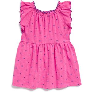 Splendid Girls' Bellflower Ruffle Sleeveless Dress, Dusty Rose, 7