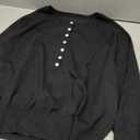 Henley Pullover Sweaters for Women Spring Button Long Sleeve Dressy Casual Loose Cozy Knit Tops Trendy Outfits (XL, Gray)