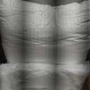 Oubonun 24 x 24 Throw Pillow Inserts, Firm and Fluffy Decorative Square Pillows for Couch Bed Sofa with Soft Cotton Cover White Cushion with Down Alternative Pack of 2