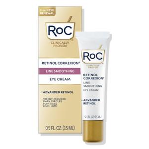 RoC Retinol Correxion Under Eye Cream for Dark Circles & Puffiness, Daily Wrinkle Cream, Anti Aging Skin Care Treatment Women and Men, 0.5 oz  RoC Retinol Correxion Under Eye Cream for Dark Circles & Puffiness, Daily Wrinkle Cream, Anti Aging Skin Care Treatment Women and Men, 0.5 oz
