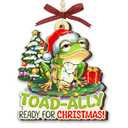 Gift Glow Frog Christmas Ornament 2025 - Frog Ornaments for Xmas Tree - Frogs Gifts for Men, Women, Boys, Girls, Kids, Unique Animal Lover Gifts