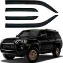 Rain Guards Window Visors 4 Piece Set for Toyota 4Runner 2010-2024 Window Deflectors, Wind Deflector Sun Guard, Out-Channel Vent Shades (for 4Runner 10-24 4-Piece)