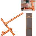 Imbot 50" Circular Saw Guide Rail Kit, Aluminum Alloy, 90° & Straight Cuts