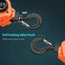Lever Chain Hoist, 1.5 Ton / 3300 lbs Capacity, 10ft G80 Chain, Manual Ratchet Hoist for Lifting, Pulling and Binding Heavy Loads