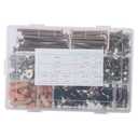 HOBBYIN 180Pcs Furniture Connecting Hardware Connectors Assortment Kit, Furniture Fastener Set Cam Lock Assortment Kit, Cam Lock for Furniture Connecting