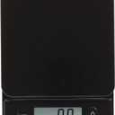 Taylor Glass Top Food Scale with Touch Control Buttons, 11 lb Capacity, Black