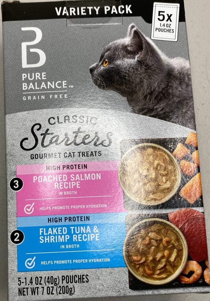 Pure Balance Grain Free, Classic Starters Goumet Cat Treats (EXP 01/03/27)