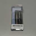 Tweezerman Petite Tweeze Set with Travel Case - Point and Slant Tweezers, Tweezers for Travel (Black Case) (2 Piece Set)