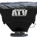 Buyers Products ATVS100 ATV Broadcast Spreader with Rain Cover, 100 lb Capacity, Rear Rack Mount, Poly Hopper, 12V Motor, for Seed, Fertilizer, Salt & Feed, All Season Use, ATV Accessories & Lawn Care