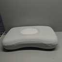 C CUSHION LAB Deep Sleep Pillow, Patented Ergonomic Contour Design for Side & Back Sleepers, Orthopedic Cervical Shape Gently Cradles Head & Provides Neck Support & Shoulder Pain Relief - Calm Grey