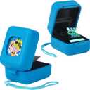 3 x MGZNMTY Silicone Case for Bitzee Magicals Interactive Toy Digital Pet and Case, Protective Skin Cover for New Bitsy Electronic Virtual Pet (Magic Blue)