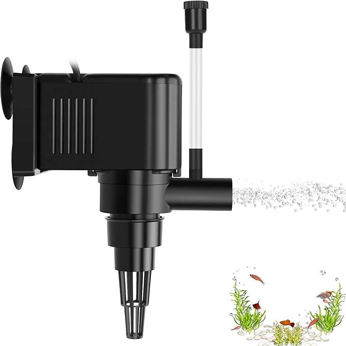 AquaMiracle Aquarium Powerhead Pump Circulating Water Pump 135 GPH for 1040 Gallon Aquariums with Aerating Features
