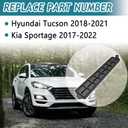 Cabin Air Filter Cover Fit for Hyundai Tucson 2018-2021, Kia Sportage 2017-2022 Replace for 97129-D3000 97129D3000