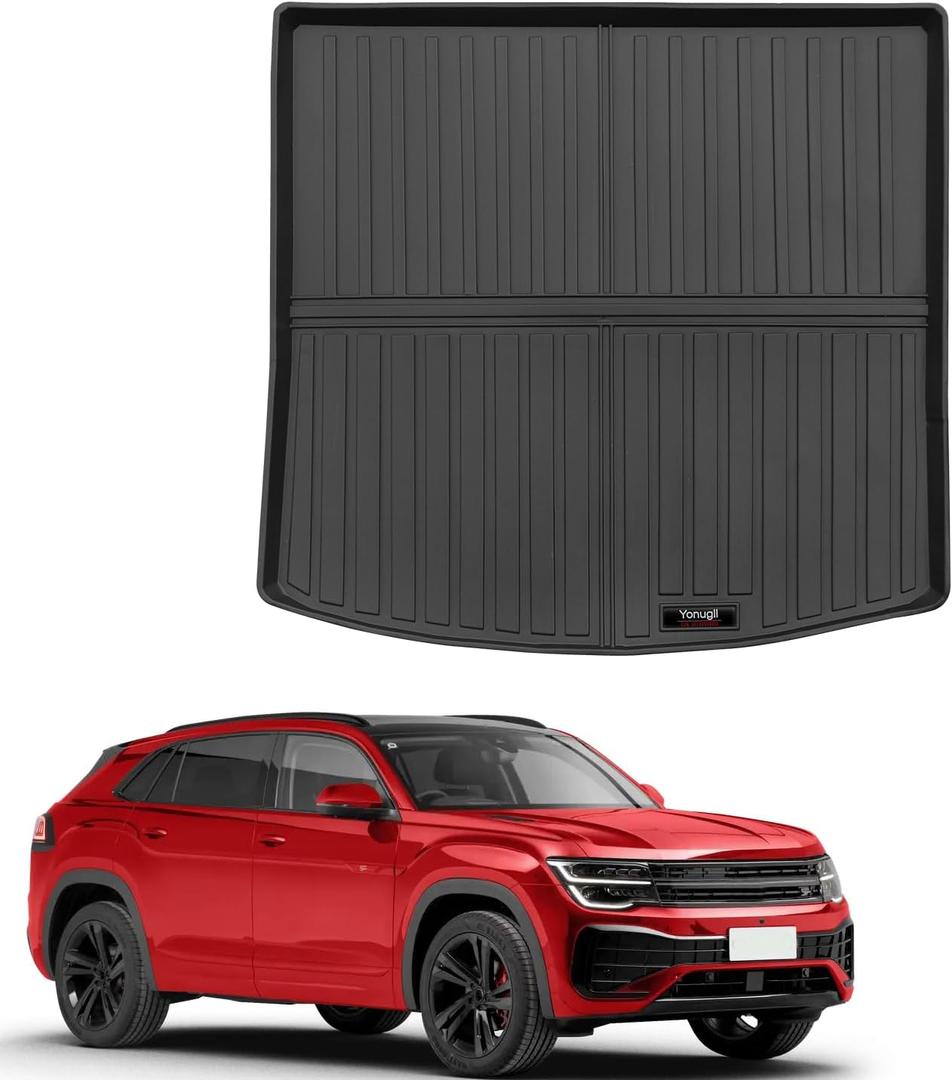 Custom for 2020-2026 VW Atlas Cross Sport Cargo Mats Trunk Liner All Weather TPE Protection Mat Accessories (for 2020-2026 VW Atlas Cross Sport)