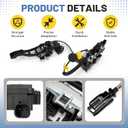 Front Left Door Lock Latch Actuator Cable Compatible with 2015-2023 Ford Transit-150 Transit-250 Transit-350 Transit-350 HD V6 3.5L - Replace CK4Z61219A65C CK4Z61219A65E Driver Side Lock Latch