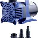 Alpine Corporation 2100 GPH Submersible Water Pump with 33 FT Cord and Adapters for Ponds, Fountains, Waterfalls, and Water Circulation, 192 Watts 20 FT Lift Quiet Operation Vertical/Horizontal