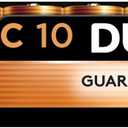 Duracell Coppertop C Batteries, 10 Count (Pack of 1), C Battery with Long-lasting Power, All-Purpose Alkaline C Battery for Household and Office Devices