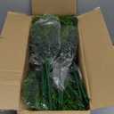 Waipfaru 24 Bundles Artificial Plants Outdoor, UV Resistant Artificial Plants, Fake Plants for Outdoor Christmas Porch Decor Lifelike Fake Bushes Greenery for Home Farmhouse Yard Decorations,  Green, 24 Bundles