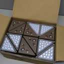 JOFIOS Solar Step Lights for Outside, 24-Pack Waterproof IP67 Deck Lights for Staircase, Patio, Front Step (Cool White)