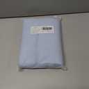 Set of 2 Fringe Throw Pillow Covers with Tassel Trim for Farmhouse Living Room,Soft Cotton & Cozy Linen, Boho Sytle Decorative Home (Baby Blue, 20x20 Inch)