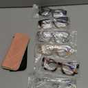 CCVOO Oprah Style Reading Glasses for Women, Stylish Eyeglasses, Blue Light Readers for Women, Cheaters (A1 Mix)